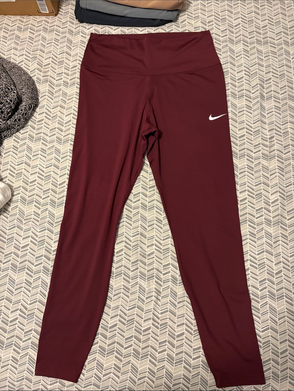 Nike Women’s Maroon Leggings - XL Tall